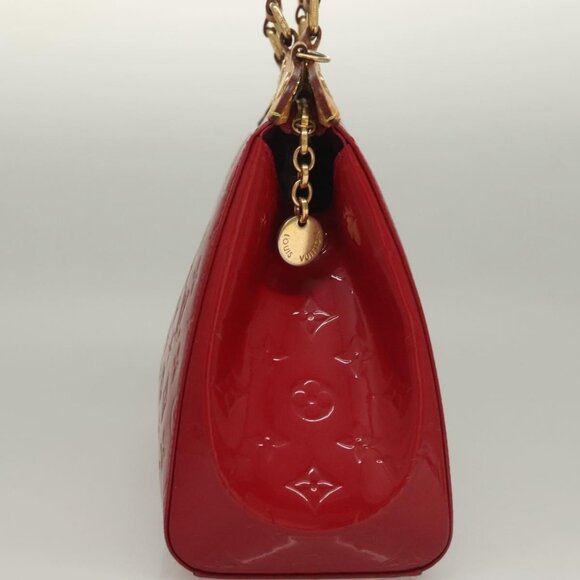 LOUIS VUITTON Monogram Vernis Blair MM Hand Bag Rose Indian M91798 Auth 132578 - Picture 4 of 16